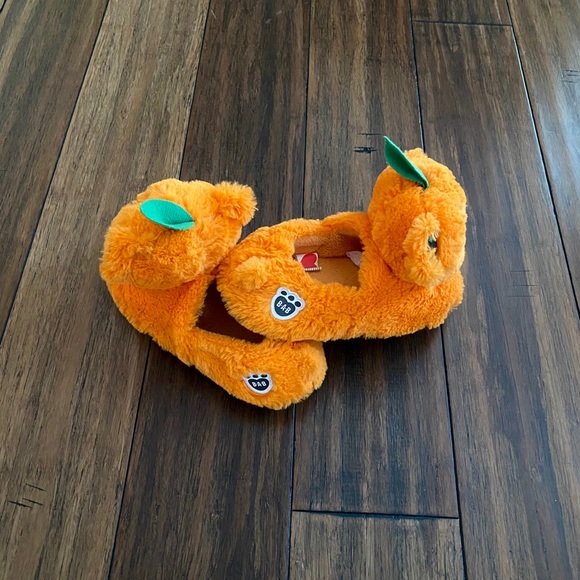 Build A Bear Pumpkin Slippers size L 1-2 - Picture 7 of 13